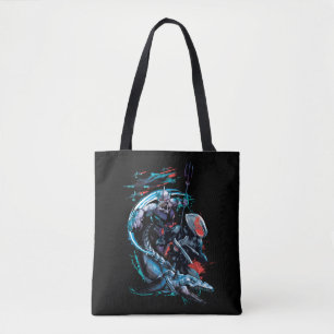 Aquaman   Orm, Black Manta, Tylosaur, & Ships Tote Bag