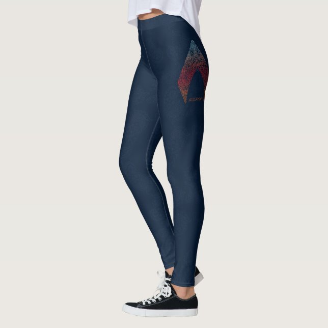 Aquaman | Paisley Aquaman Logo Leggings (Left)