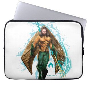 Aquaman   Prince Orin With Aquaman Logo Laptop Sleeve