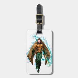 Aquaman   Prince Orin With Aquaman Logo Luggage Tag