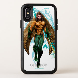 Aquaman   Prince Orin With Aquaman Logo OtterBox Symmetry iPhone X Case
