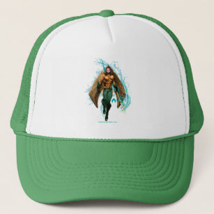 Aquaman   Prince Orin With Aquaman Logo Trucker Hat