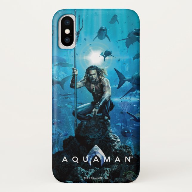 Aquaman | Prince Orin With Aquatic Animals Case-Mate iPhone Case (Back)