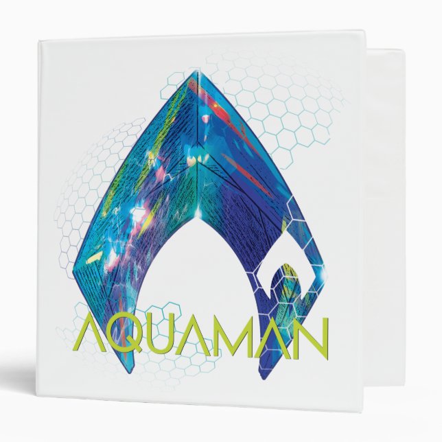 Aquaman | Refracted Aquaman Logo Binder (Front/Inside)