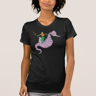 Aquaman Rides Seahorse T-Shirt