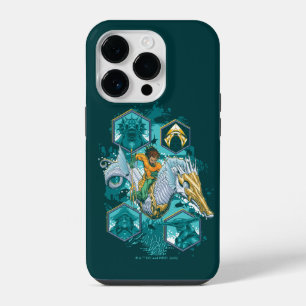 Aquaman Riding Seahorse Across Kingdoms iPhone 14 Pro Case