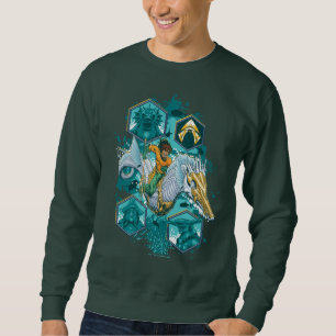 Aquaman Riding Seahorse Across Kingdoms Sweatshirt