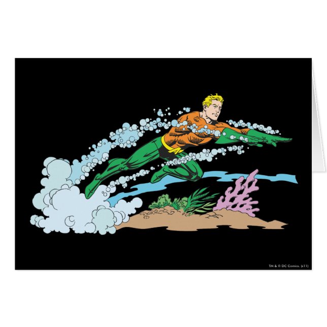 Aquaman saute sur Coral (Devant horizontal)