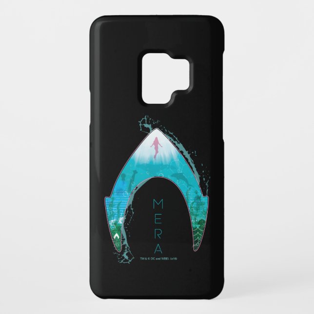 Aquaman | See Through Mera Symbol Ocean Graphic Case-Mate Samsung Galaxy Case (Back)