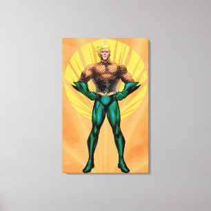 Aquaman Standing Canvas Print