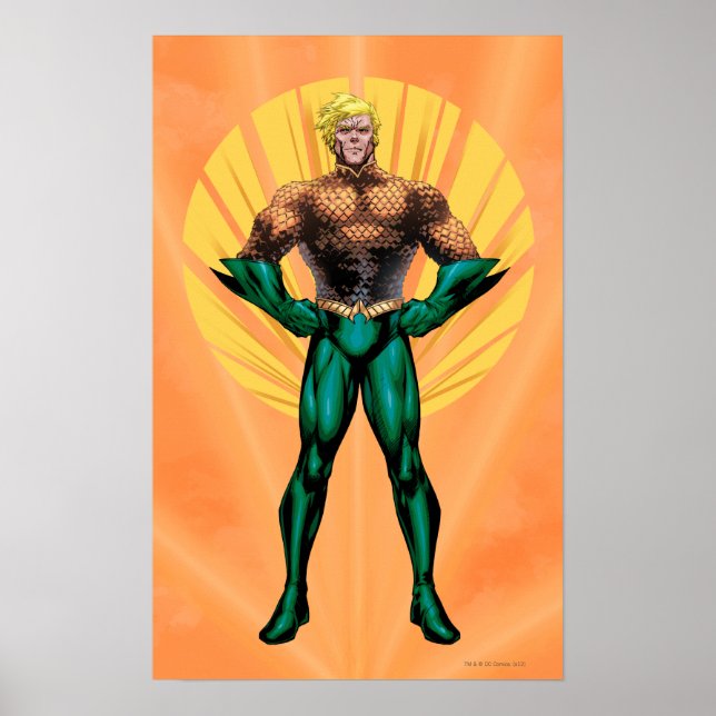 Aquaman Standing Poster (Front)