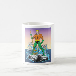 Aquaman Stands With Spear Coffee Mug