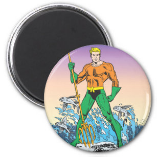 Aquaman Stands With Spear Magnet