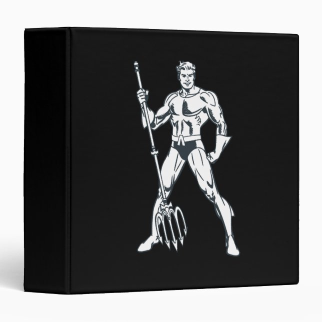 Aquaman with Pitchfork BW Binder (Front/Spine)