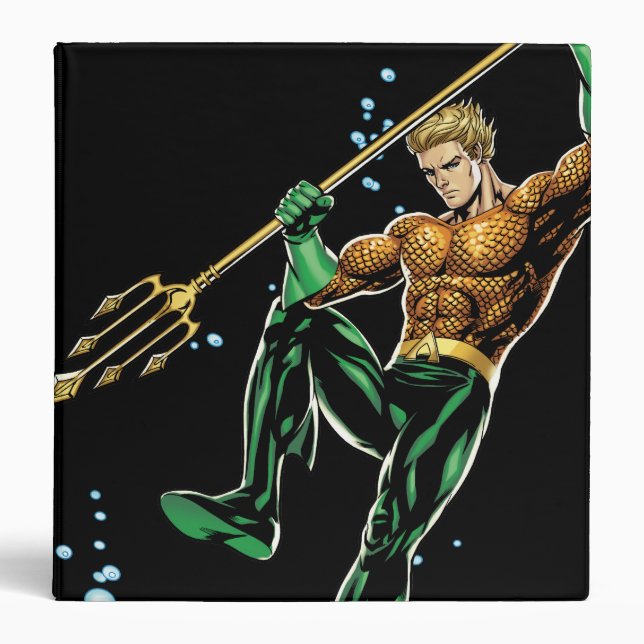 Aquaman with Spear Binder (Front)
