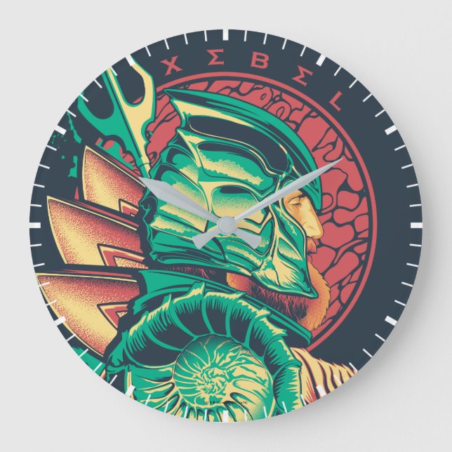 Aquaman | Xebel King Nereus Graphic Large Clock (Front)