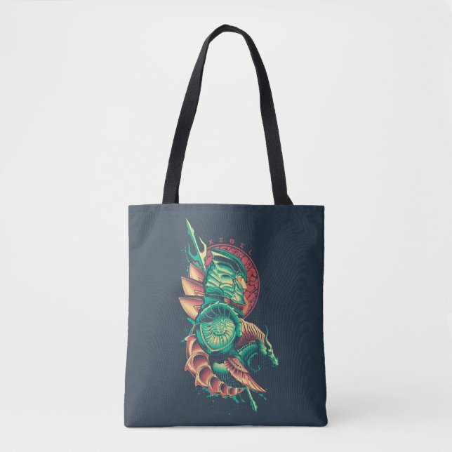Aquaman | Xebel King Nereus Graphic Tote Bag (Front)