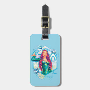 Aquaman   Xebel Princess Mera Hexagonal Graphic Luggage Tag