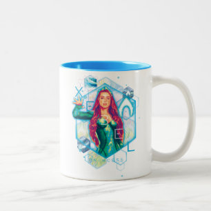 Aquaman Xebel Princess Mera Hexagonal Graphic Two-Tone Coffee Mug