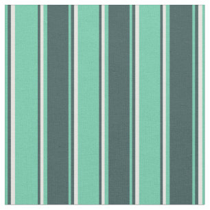Aquamarine, Dark Slate Grey, and White Coloured Fabric