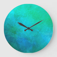 Aquamarine Green Blue Ice Abstract Art
