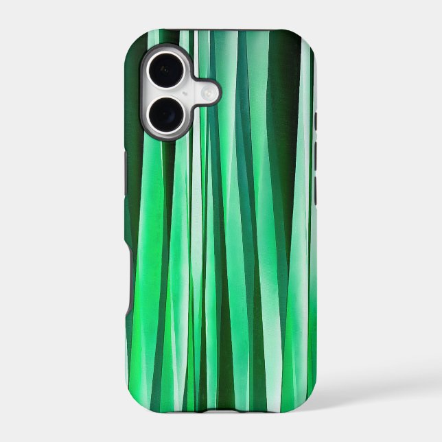 Aquamarine Ocean Stripy Pattern (Back)