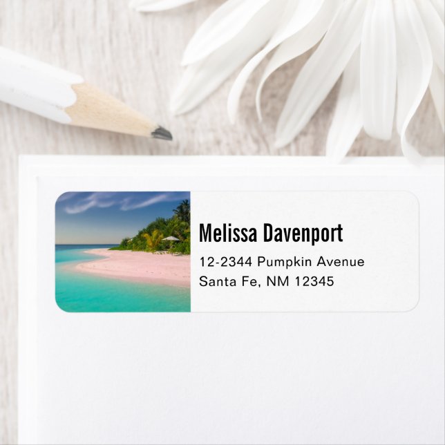 Aquamarine Ocean Tropical Beach Scenic (En situation)