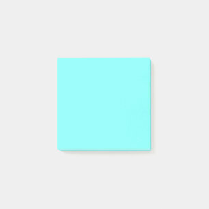 Aquamarine (solid colour) post-it notes