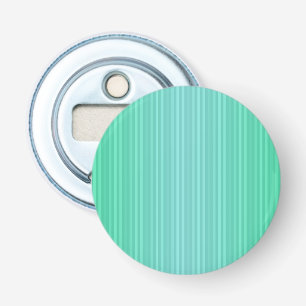 Aquamarine Teal and Green Vertical Stripes Pattern Bottle Opener
