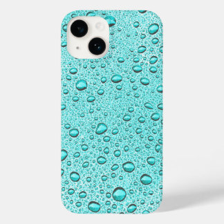 Aquamarine water droplets Case-Mate iPhone 14 case