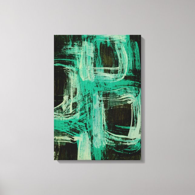 Aquamarine Windows I Canvas Print (Front)