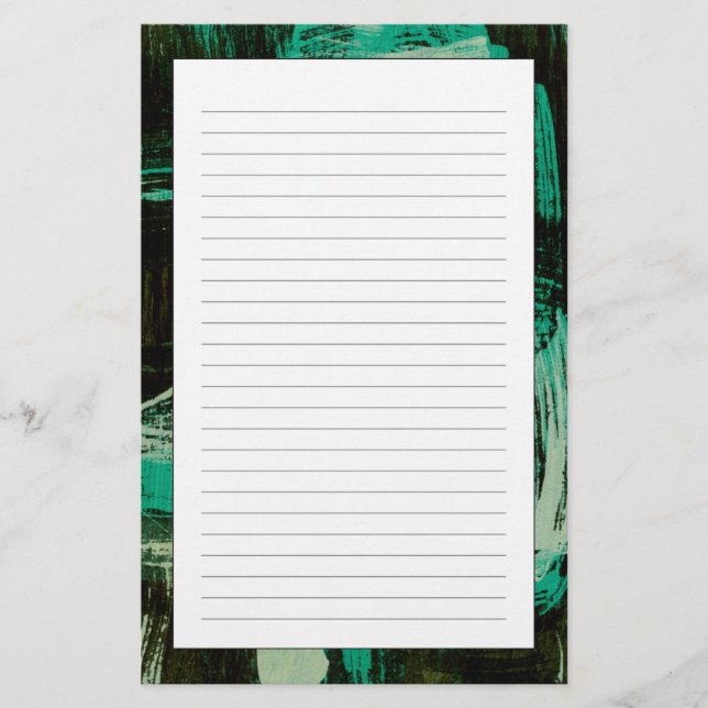 Aquamarine Windows I Stationery (Front)