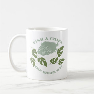 Aquaponics Fish & Chips the Green Way Coffee Mug