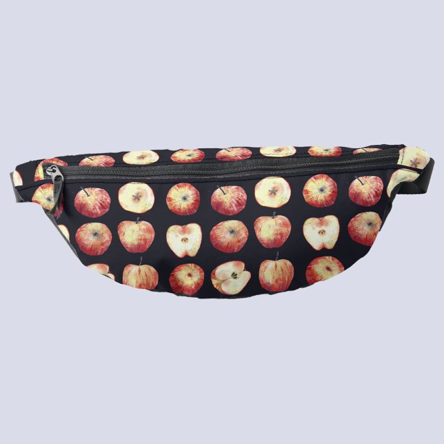Aquarelle (Watercolor apple fruit pattern fanny pack)