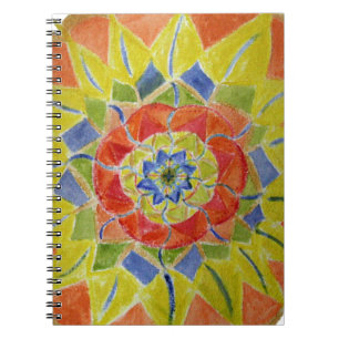 Aquarelle Abstrait Floral Detail Carnet