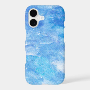 Aquarelle abstraite bleue