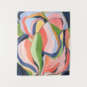 Aquarelle Abstraite colorée Tapisserie