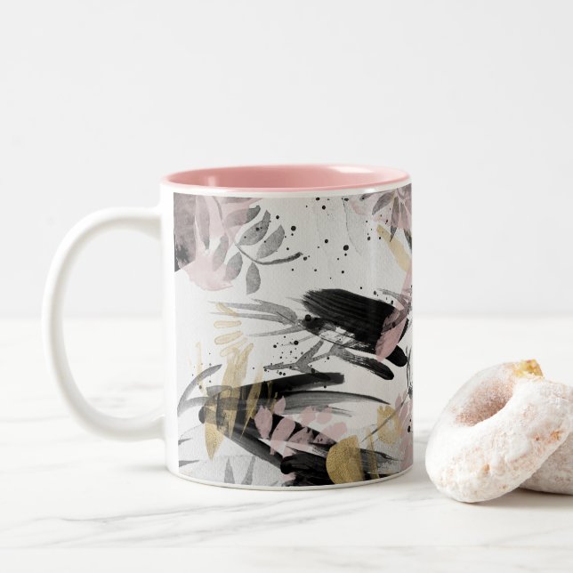 Aquarelle Abstraite I Mug (Avec donut)
