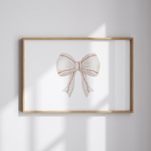 Aquarelle affiche vintage de baseball