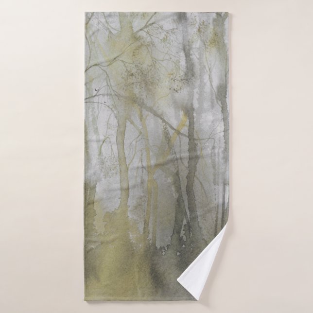 Aquarelle Amber Wilds Imprimer Abstrait (Serviette de bain)