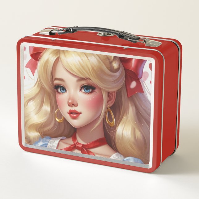 Aquarelle anime métal Lunchbox (Dos)