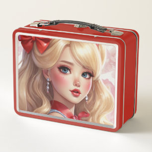 Aquarelle anime métal Lunchbox