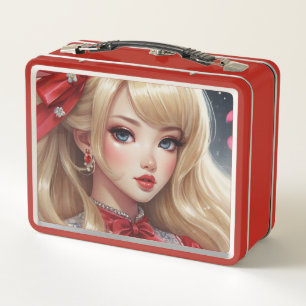 Aquarelle anime métal Lunchbox