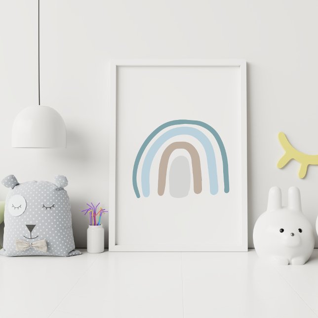 Aquarelle Arc-en-ciel Décoration de chambre enfant (Créateur téléchargé)