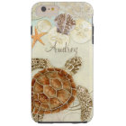 Aquarelle Art Sea Turtle Coastal Beach Coques de m
