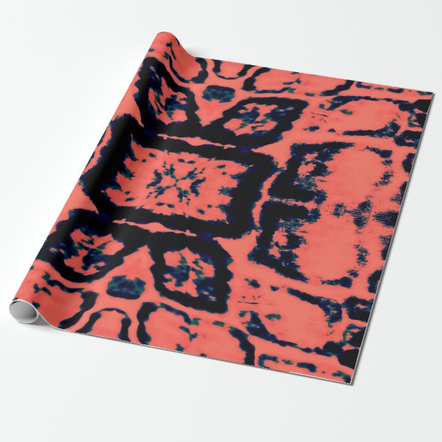 Aquarelle Art. Watercolor Pattern Drawing. Paint D Wrapping Paper (Unrolled)