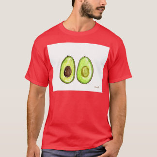Aquarelle Avocado peinture classique TShirt