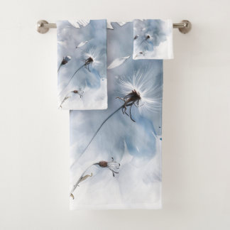 Aquarelle Beau papillon sur Dandelion Breeze