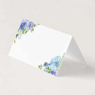 Aquarelle bleu Hydrangea Bouquet floral
