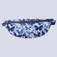 Aquarelle bleu papillon